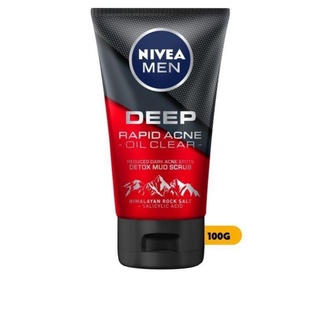 Sữa rửa mặt nivea men deep rapid acne oil clear