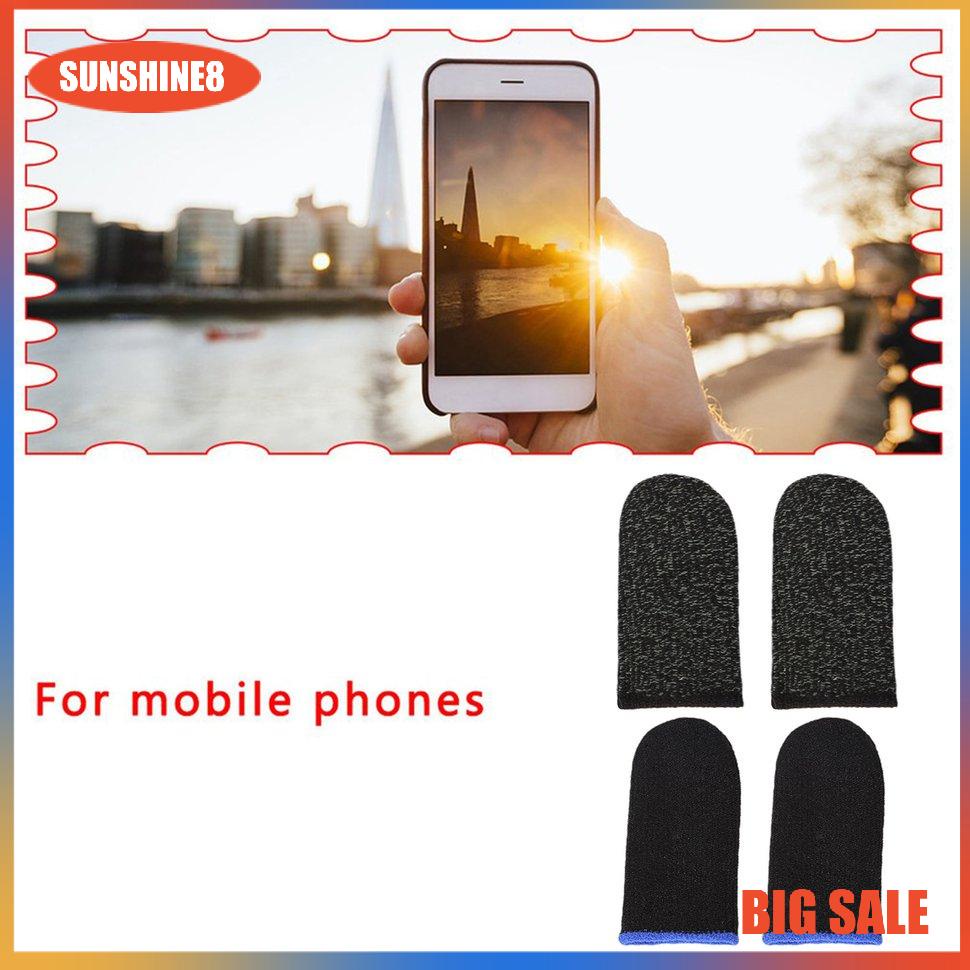 【SUN】Game Finger Cots Game Touch Screen Ultra-Thin Breathable Anti-Fingerprint