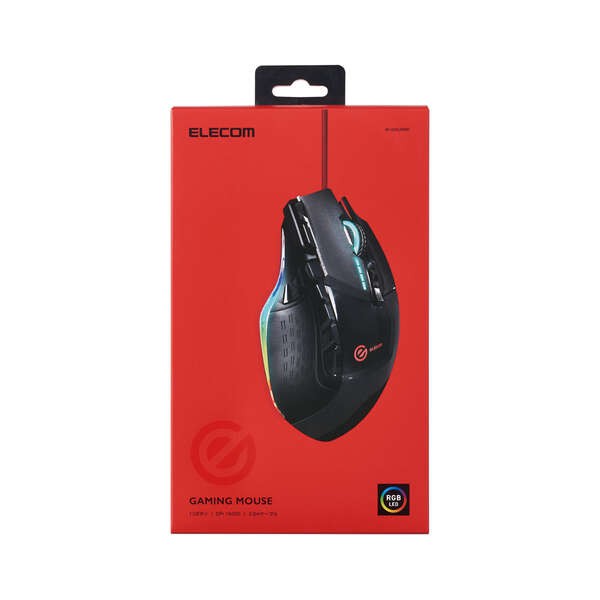 [Mã 267ELSALE hoàn 7% đơn 300K] Chuột Gaming 16.000DPI 13 nut Elecom M-G02UR Chính Hãng