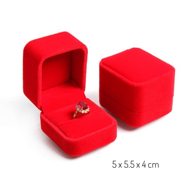 SỈ SIÊU RẺ  Hộp đựng nhẫn nhung cao cấp/ hộp nhung hàng đẹp - PH580