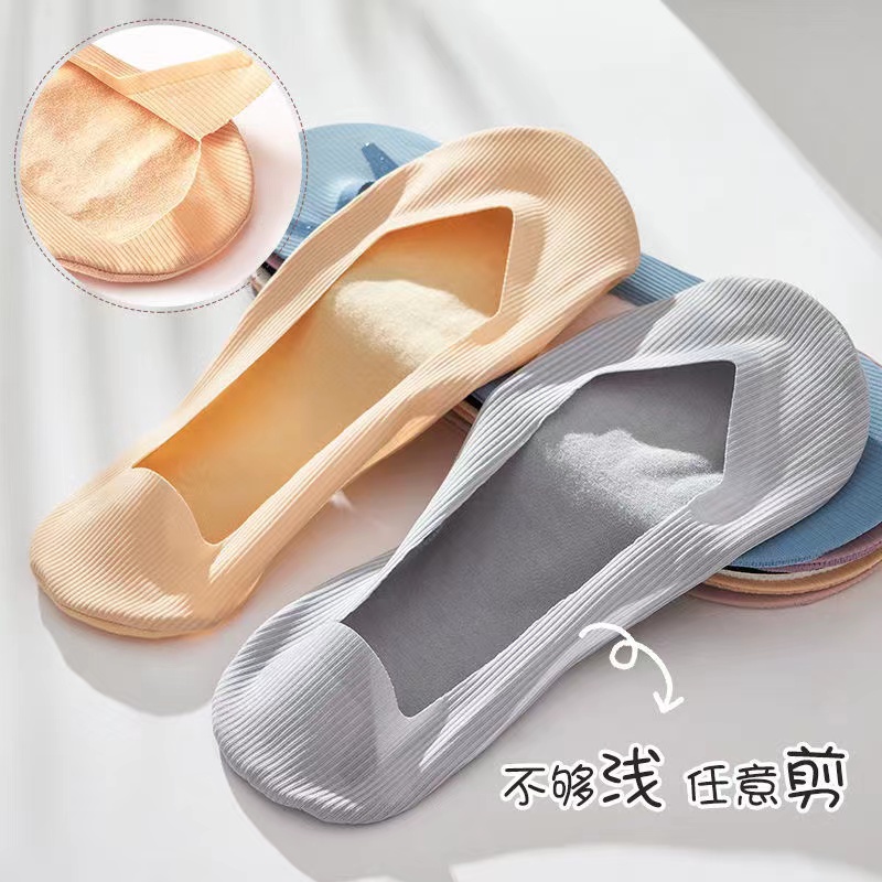 Vớ mỏng vô hình miệng nông thoáng khí xuân hè dành cho nữ