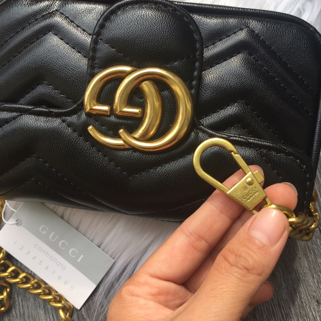 TÚI GG TIM SIZE 18-22CM KHOÁ VÀNG | BigBuy360 - bigbuy360.vn