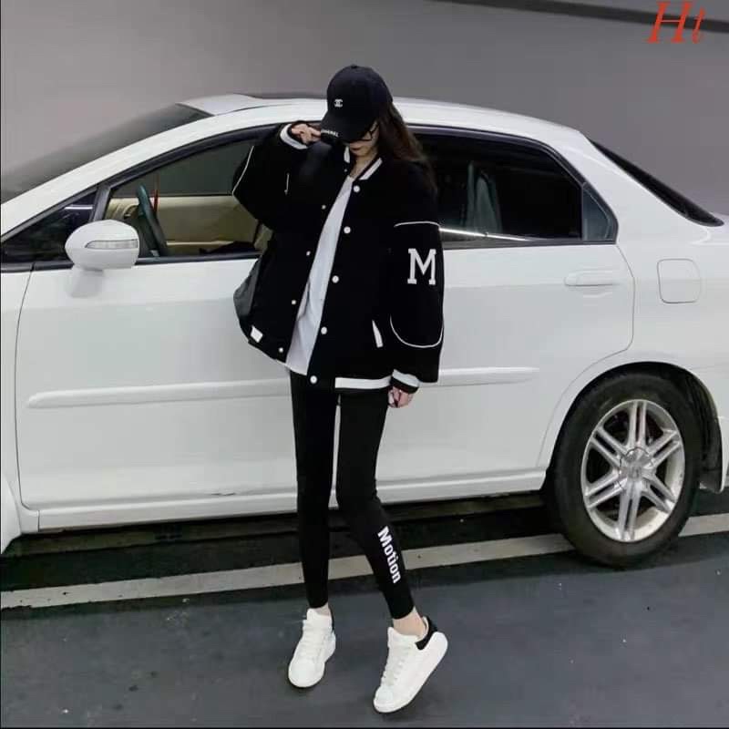 Áo bomber nỉ vòng tay M H2A668