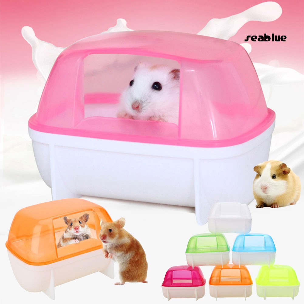 Nhà tắm nhựa cho Hamster Size 10.3 x 7.3 X 7 cm [ LOẠI 1 ] cam kết đổi trả nếu hàng lỗi