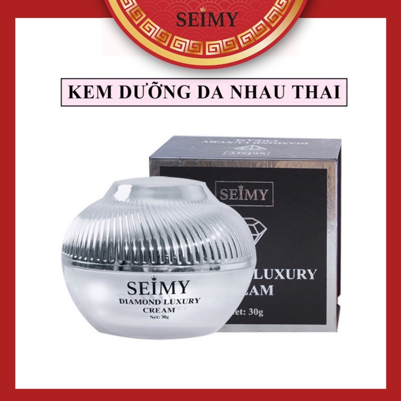 Kem dưỡng da mặt ban đêm face nhau thai Seimy - Diamond Luxury dưỡng trắng , cấp ẩm, mờ nám, giảm mụn