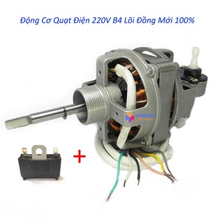 Mts động cơ quạt điện b4 vinawind 220v lõi đồng, củ quạt 220v - loại xịn kèm tụ điện
