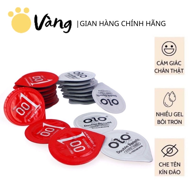 Bao Cao Su Siêu Mỏng OLO 001 Đỏ Nữ Thần Hộp 10 Bao Va Chạm Chân Thật Nhất