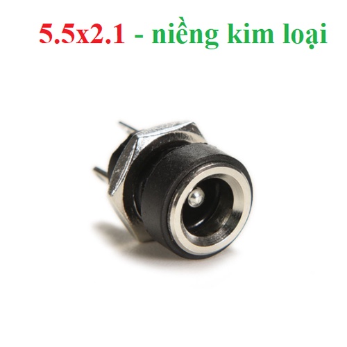 Jack cắm nguồn DC 5.5x2.1 Jack cái