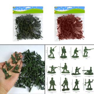 100Pcs Military Soldier Model Building Blocks Toys Model Kits Toy Army Men Figures