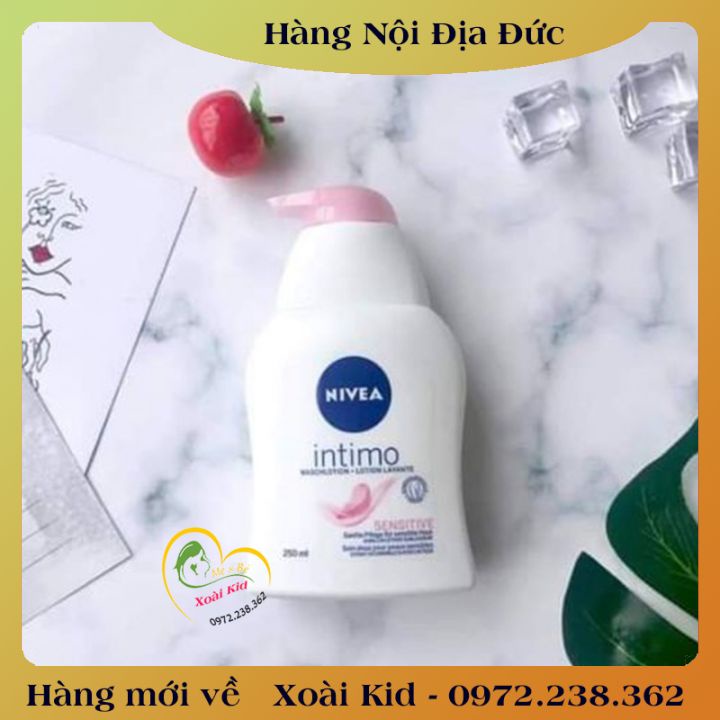 [auth] [Chính Hãng ĐỦ BILL] DUNG DỊCH VỆ SINH PHỤ NỮ NIVEA ĐỨC 250ML [Hot]