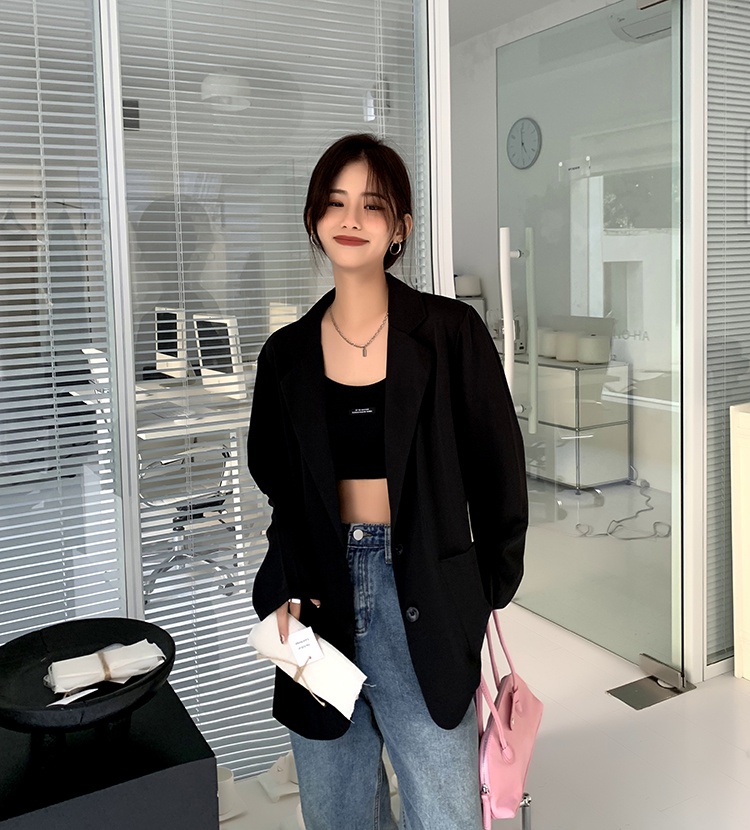 Áo Khoác Vest Mỏng Dáng Rộng Thời Trang Thanh Lịch 54038