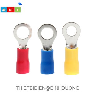 ĐẦU COSE VÒNG CÓ BỌC NHỰA RV cho dây 0.5mm2 đến 6.0mm2 Giá cho 100 cái