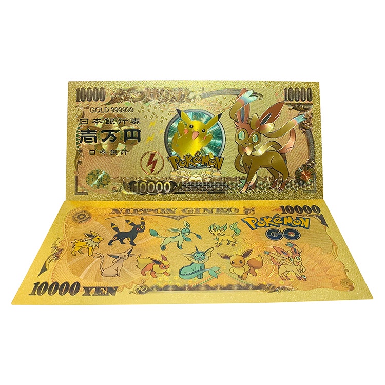 Thẻ Bài Ma Thuật Hình Quả Bóng Pokemon Bằng pvc Màu Vàng Kim Cổ Điển Sưu Tầm Kỷ Niệm Cho Trẻ Em