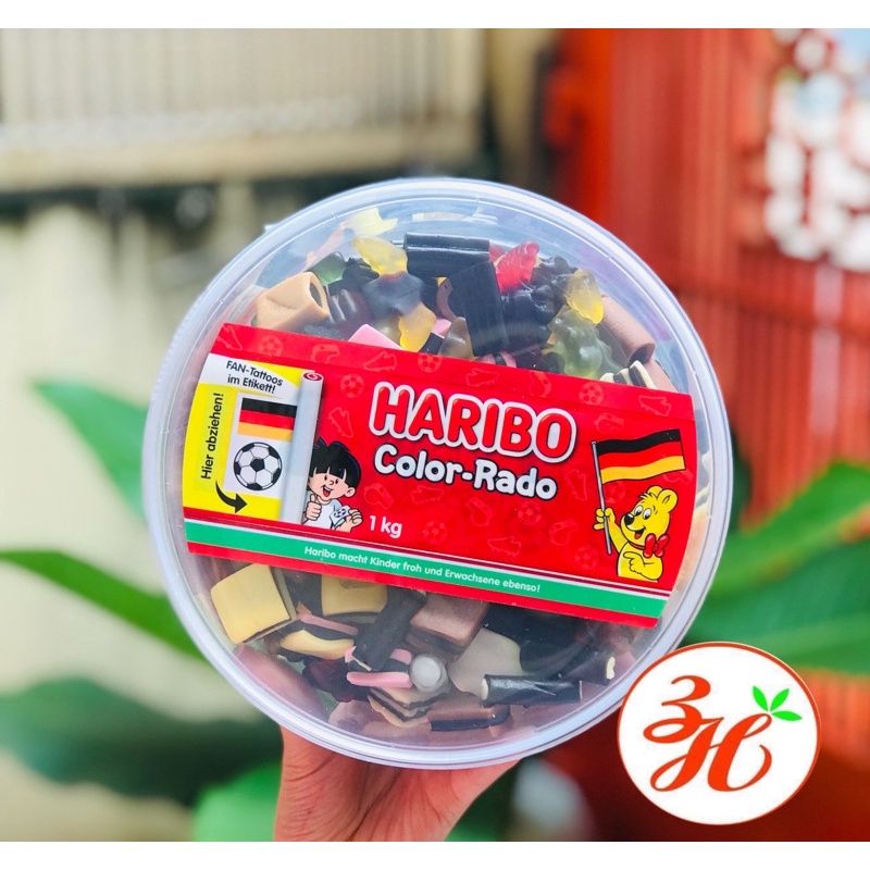 Kẹo dẻo Haribo Color Rado hộp 1000g - Đức