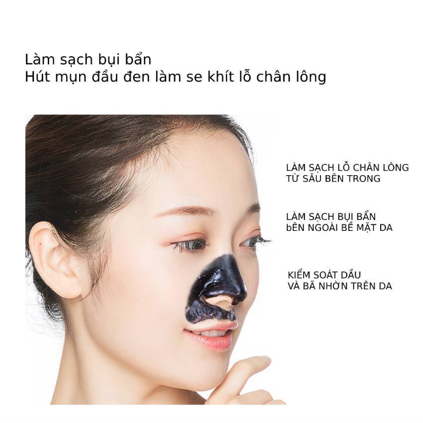 Mặt nạ đất sét than tre nội địa trung hút mụn đầu đen, bụi bẩn và bã nhờn giúp se khít lỗ chân lông 6g SIGO