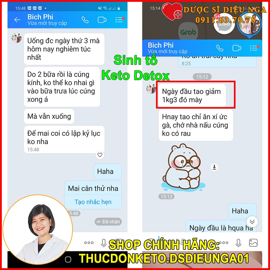 Hàng hot -  Combo 3 hộp Keto Detox - Giảm cân Keto CẤP TỐC bằng sinh tố [Chính hãng] (Sinh tố Keto Detoxx) | BigBuy360 - bigbuy360.vn