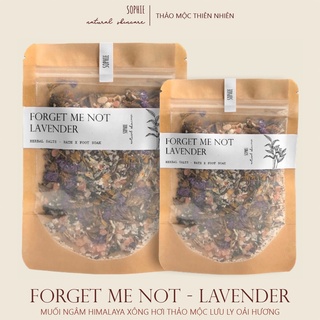 300G Muối Ngâm Himalaya Lưu Ly Oải Hương Forget Me Not x Lavender Herbal Salts