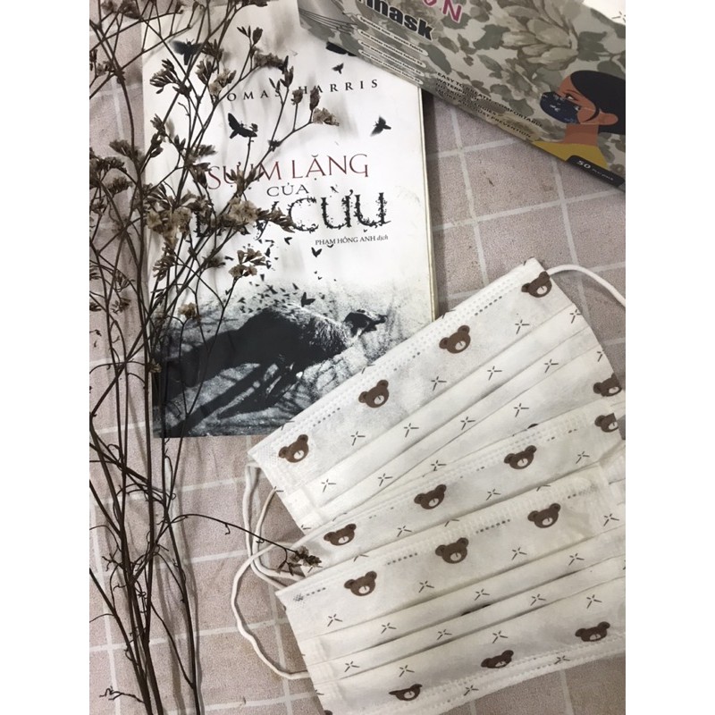 KHẨU TRANG CON GẤU 4 LỚP THỜI TRANG [ HOT TREND ] | BigBuy360 - bigbuy360.vn