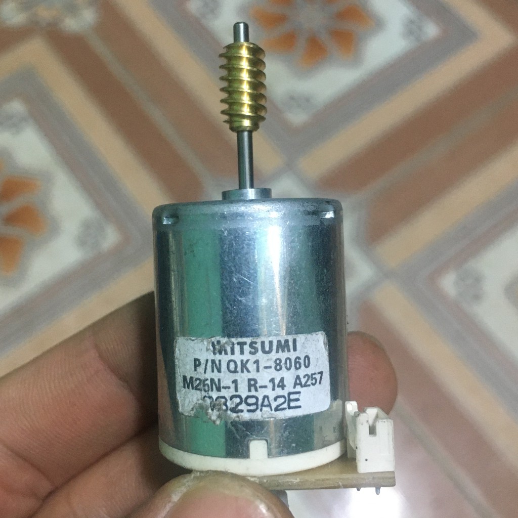 Động cơ - Motor DC Mitsumi QK1-8060 12v-24v Thương hiệu nhật.