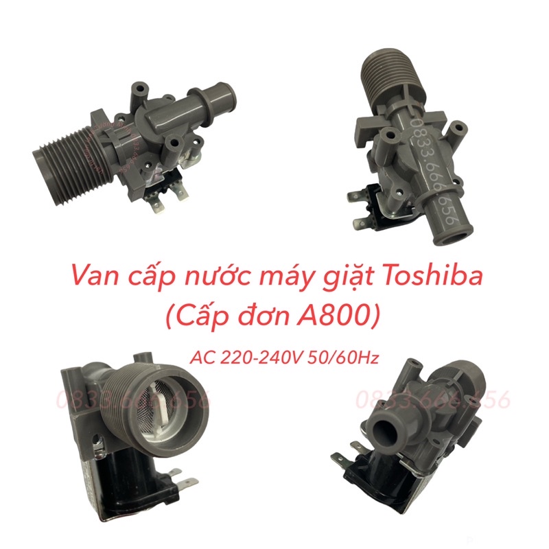 Van cấp nước máy giặt Toshiba - Nguồn cấp nước máy giặt Toshiba - Rơ le cấp nước máy giặt Toshiba