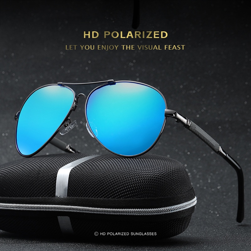 JN IMPRESSION  Kính râm phân cực nam dành cho người lái xe ô tô Kính nhìn ban đêm Chống lóa Gương phân cực chống bụi cho người đi xe đạp Kính râm lái xe