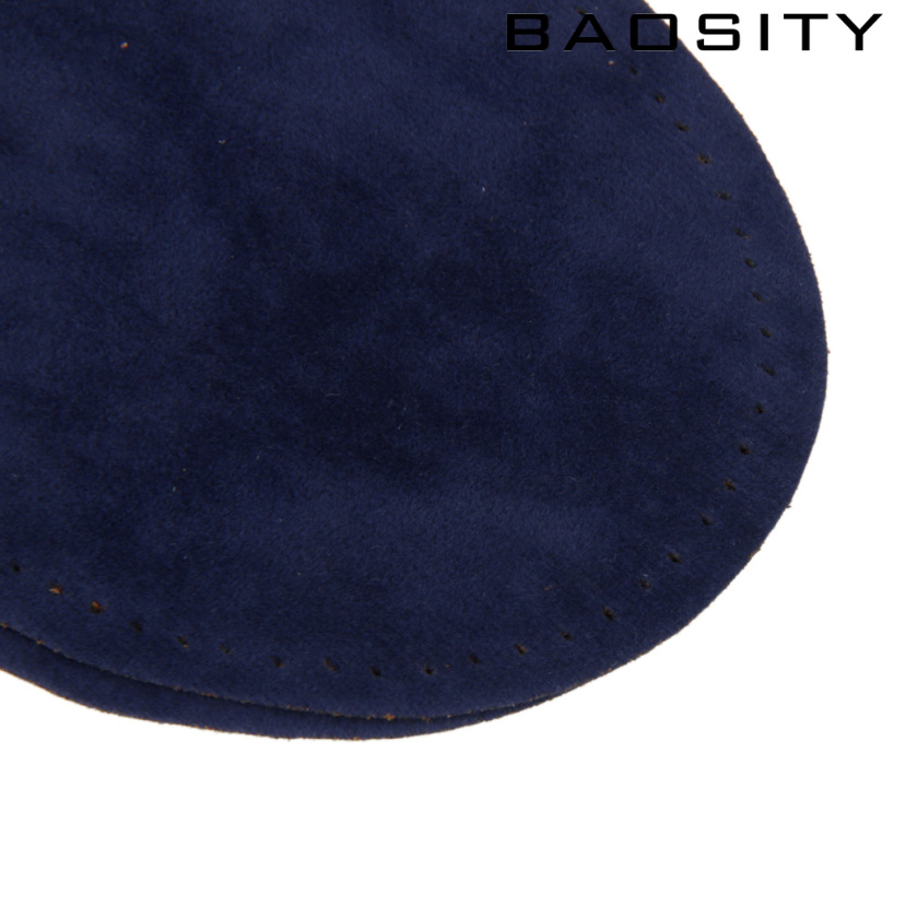 [BAOSITY]3 Pairs Sew-on Elbow Knee Patches for Clothes Sewing Crafts Grey Blue Camel