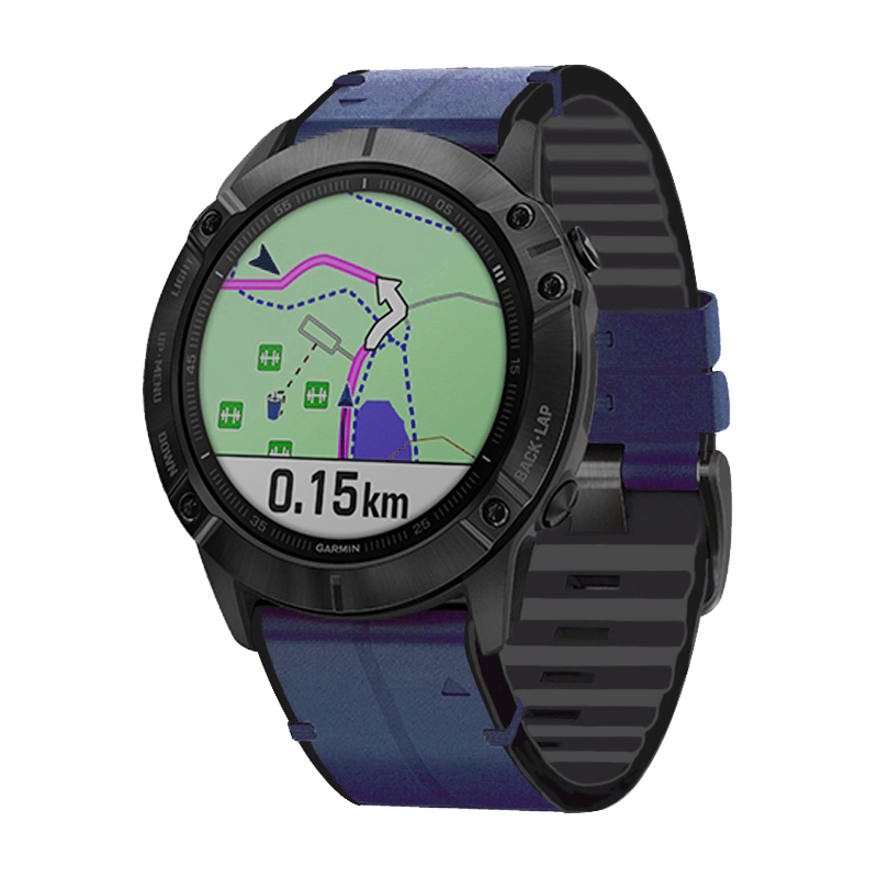Dây đeo da 22mm cho đồng hồ thông minh Garmin Fenix 6/6 Pro/Fenix 5/5 Plus/Frontier/Approach S62/S60/Forerunner 945/935