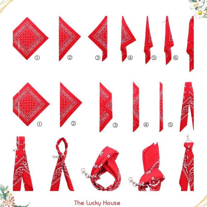 💥Rẻ vô địch💥Khăn bandana Streetwear siêu nhiều mẫu