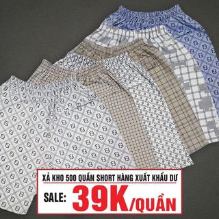 (ẢNH MẪU SHOP TỰ CHỤP ) Quần Short Nam - Quần đùi Caro Vải Cotton - Mặc Nhà Thoải Mái