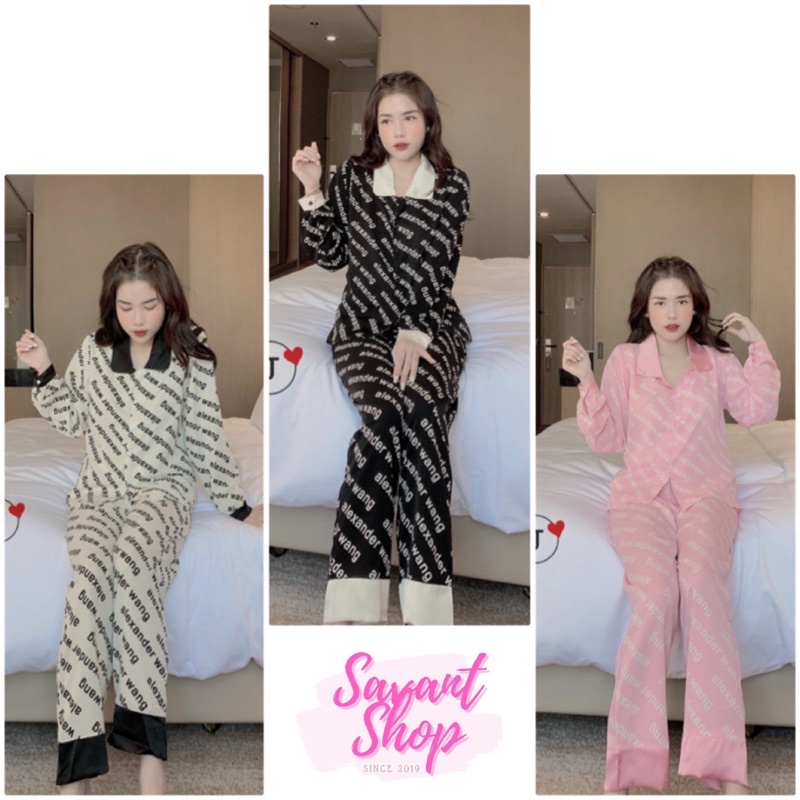 Pijama Nữ - Pijama Tay Dài Quần Dài Mango [FREESHIP]