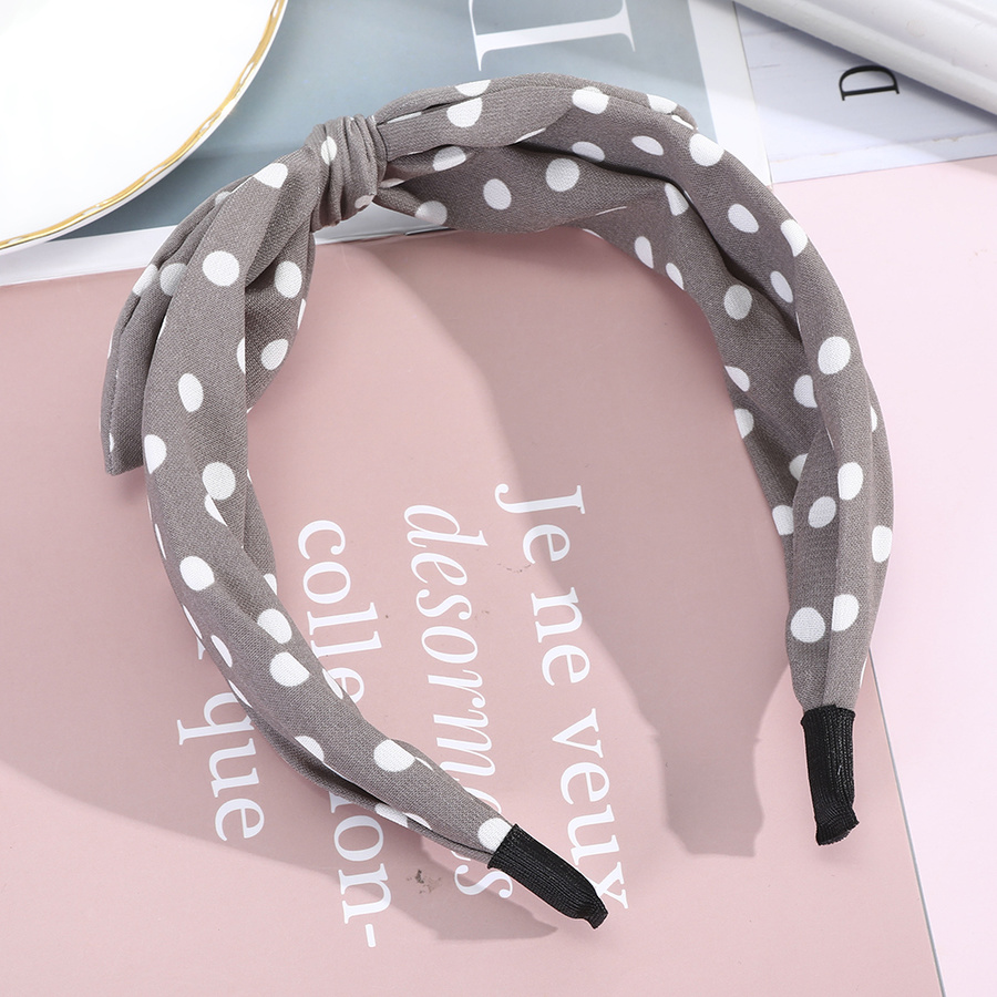 Cài tóc họa tiết chấm bi phong cách Hàn Quốc