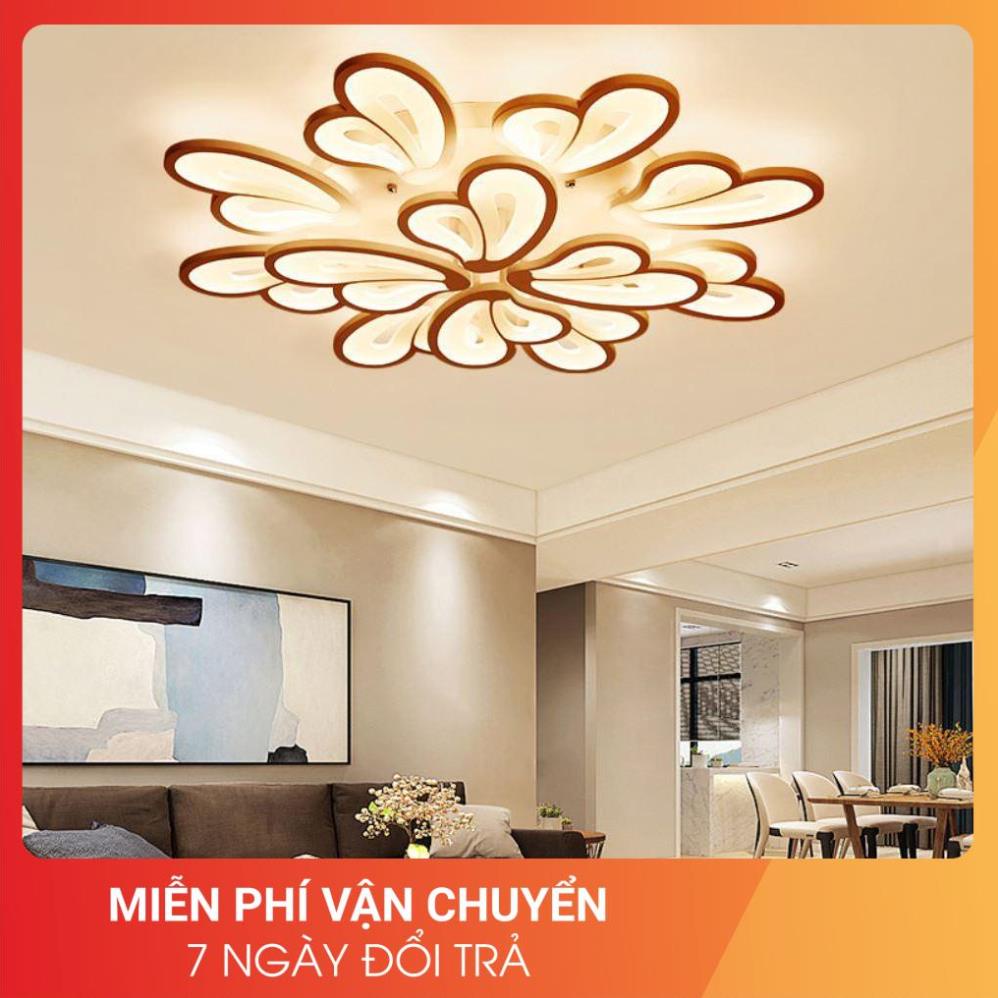 Đèn trần FIZZI 12 cánh trái tim 3 chế độ sáng - có điều khiển từ xa tiện dụng