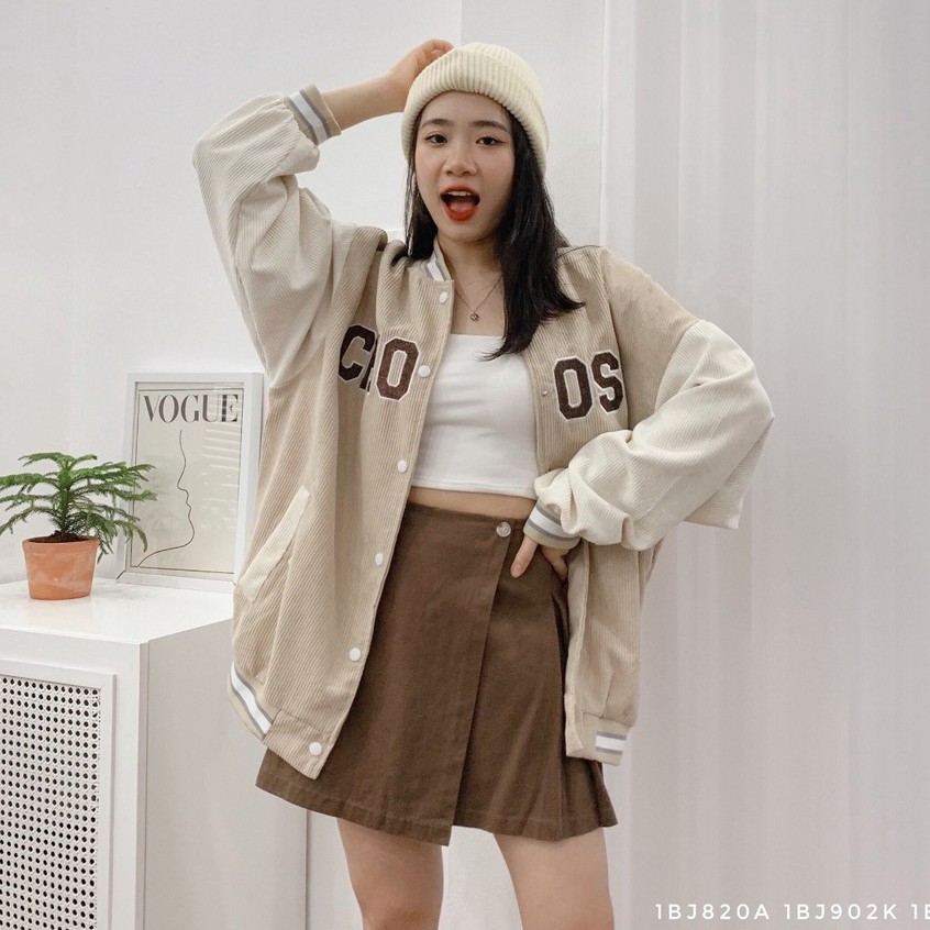 Áo khoác bomber nữ pha màu Choose Friday | BigBuy360 - bigbuy360.vn
