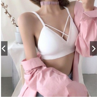 Áo bra 1676 cotton dây chéo lưng trẻ trung