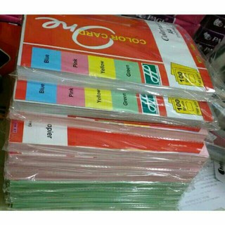 100 tờ giấy bìa mầu A4