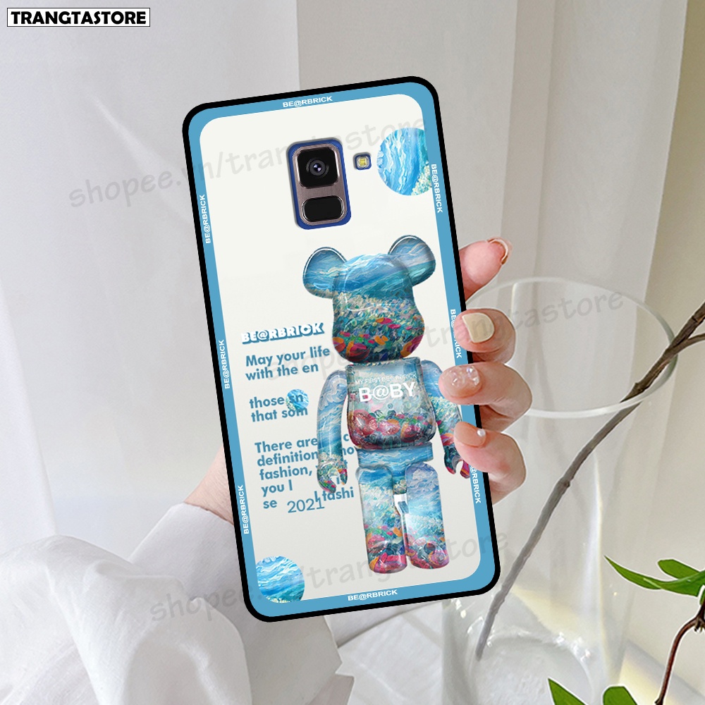 Ốp lưng Samsung A6 2018 / A6 Plus in hình gấu Bearbrick,Mountain,xanh,đen,đỏ giá rẻ