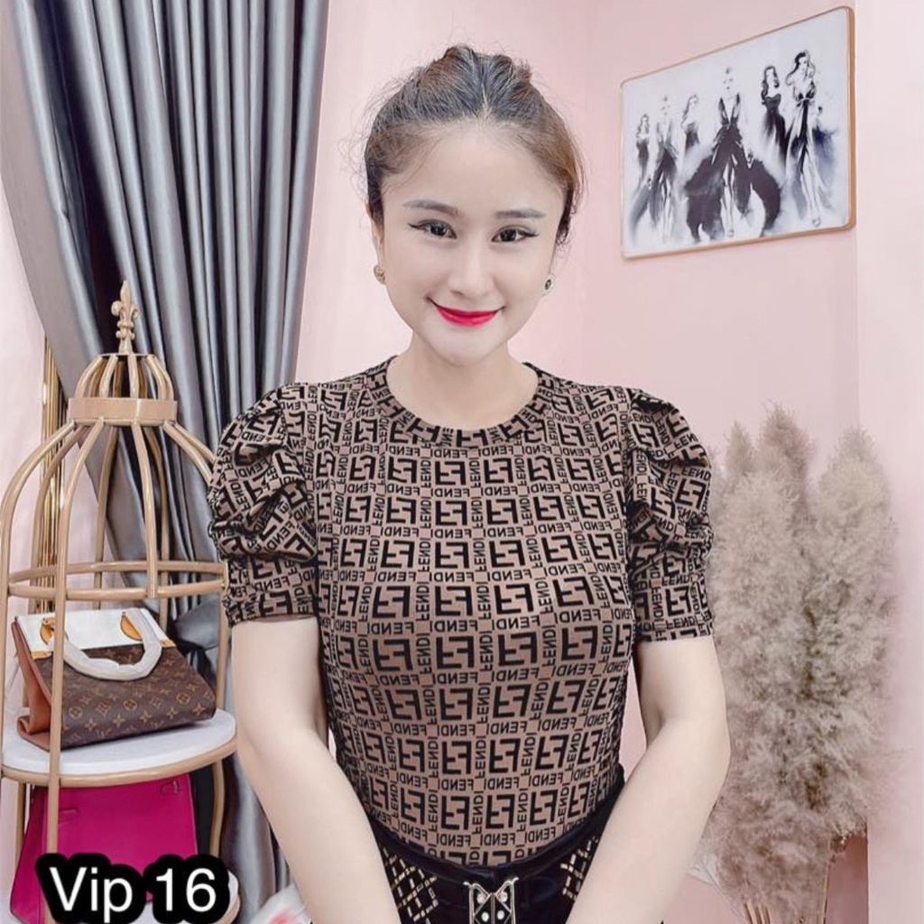 FREE SHIP Áo thun nữ , áo phông ren lưới dập nổi