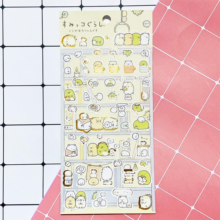 ( Lẻ tấm ) Sticker nhún nhảy ảnh dán cute in hình dễ thương