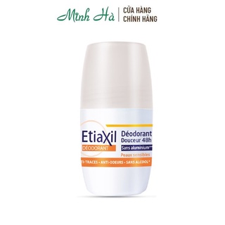 Lăn khử mùi Etiaxil Deodorant Douceur 48h Roll-On 50ml giúp ngăn mồ hôi chuyên biệt