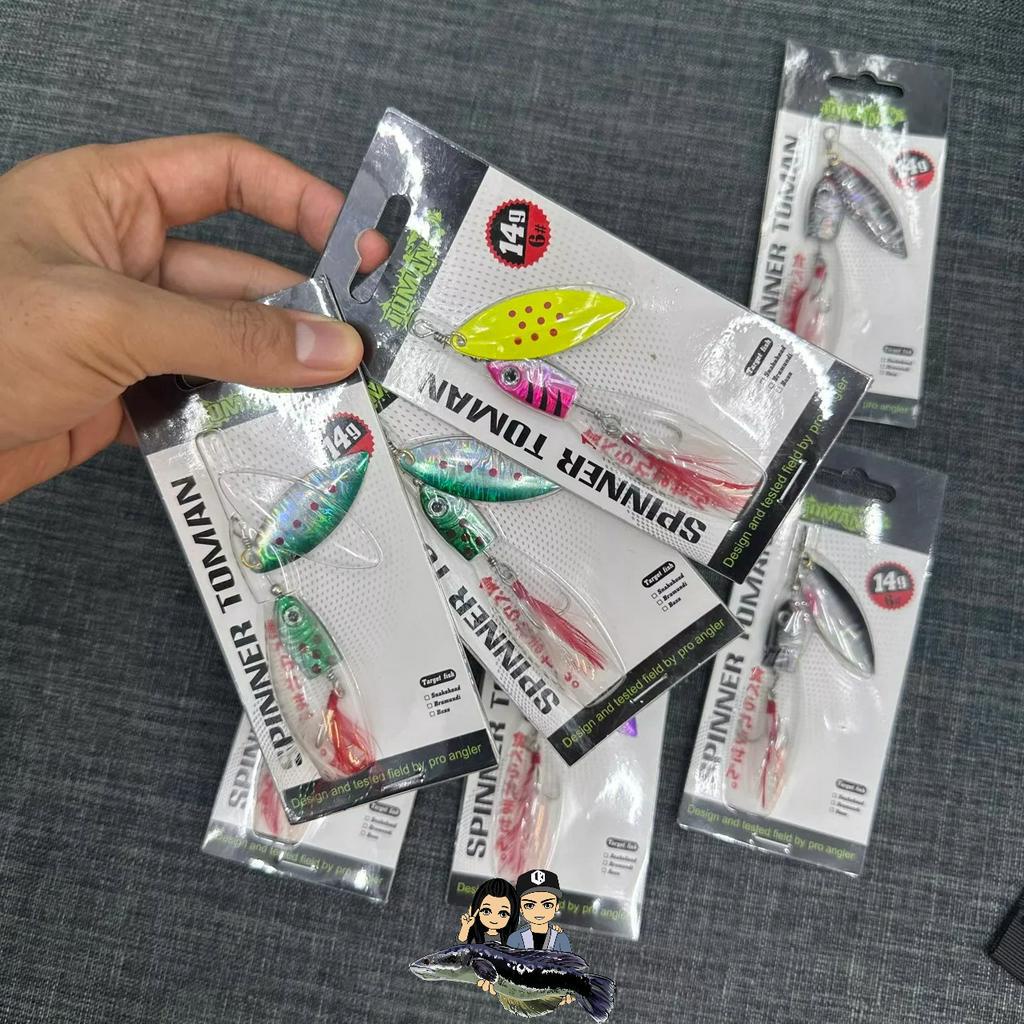 Mồi câu chuyên lure Spiner Toman