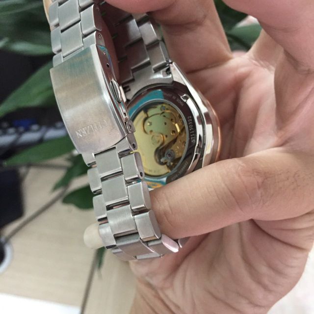 Đồng hồ cơ nam Citizen nhật bãi xịn tự động lên cót khi đeo