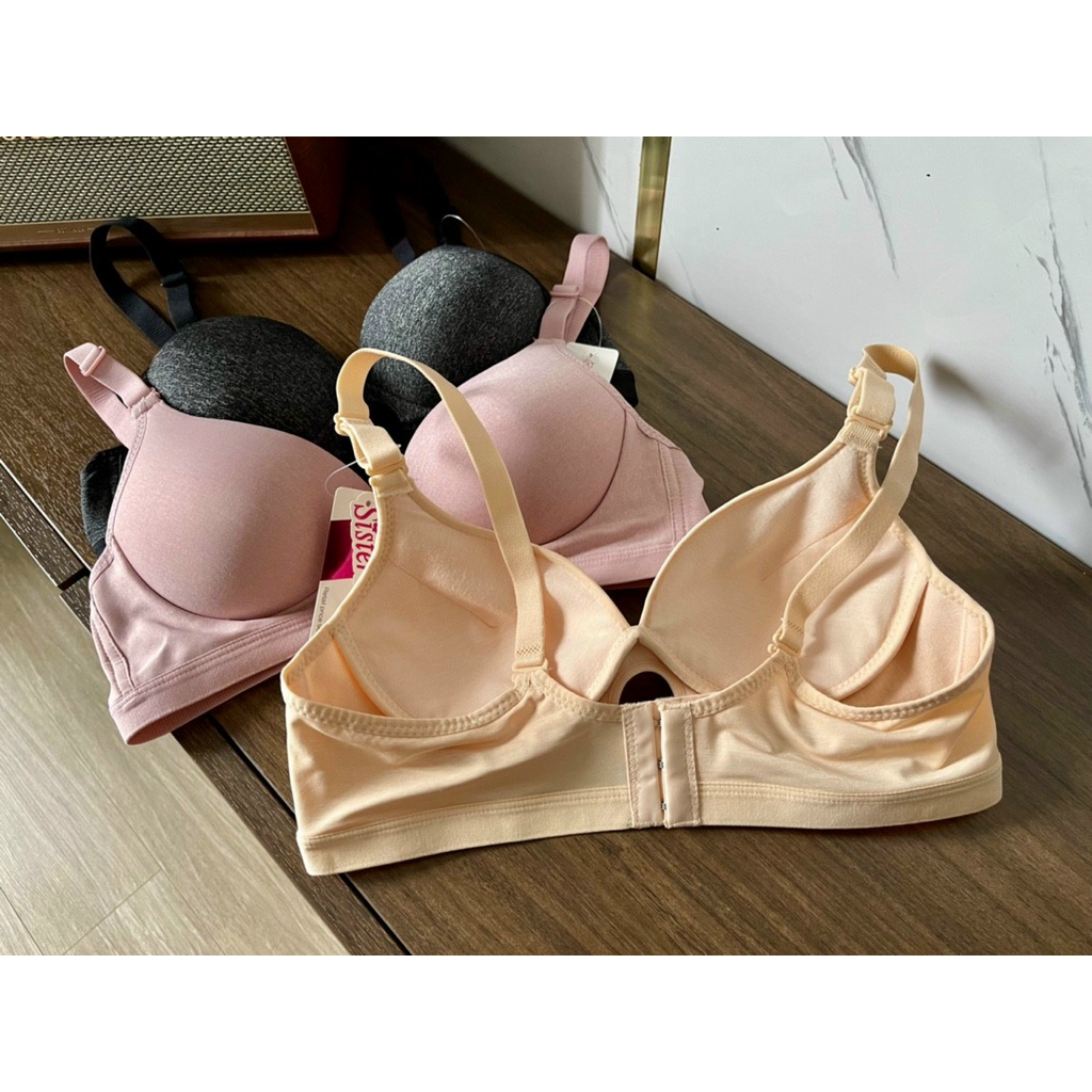 Áo Lót Cotton Không Gọng Đệm Mỏng Sisterhood Co Giãn Thoải Mái 778