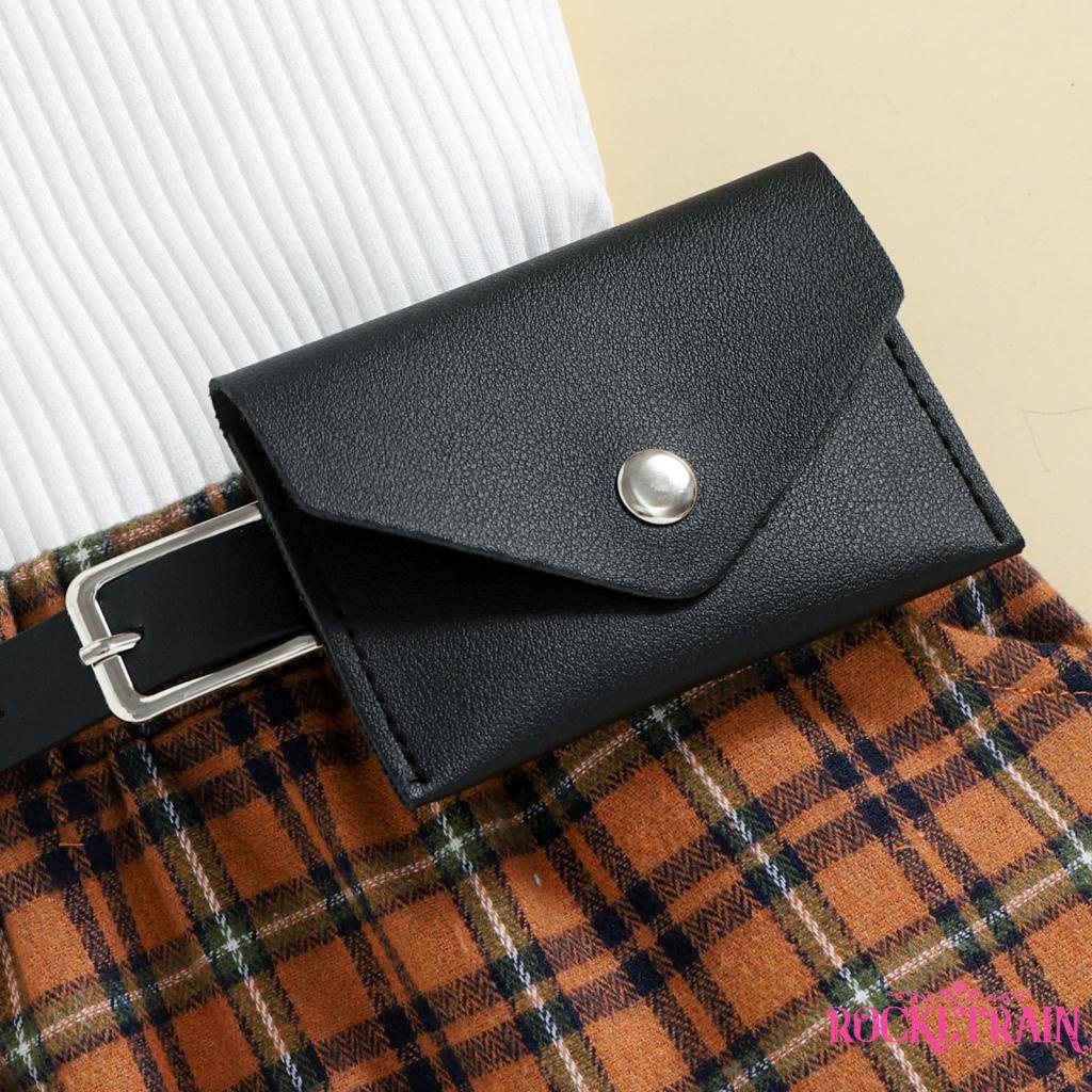 ♧Uw♔Bộ Áo Tank Top Hai Dây + Chân Váy Sọc Caro Thời Trang Mùa Hè Cho Bé Gái