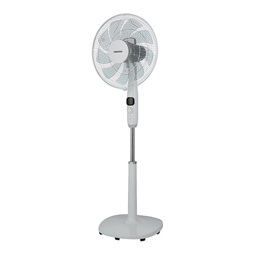 Quạt đứng điều khiển từ xa Toshiba F-LSD10VN 9 cánh có inverter màu xám - Bảo hành hãng 12 tháng