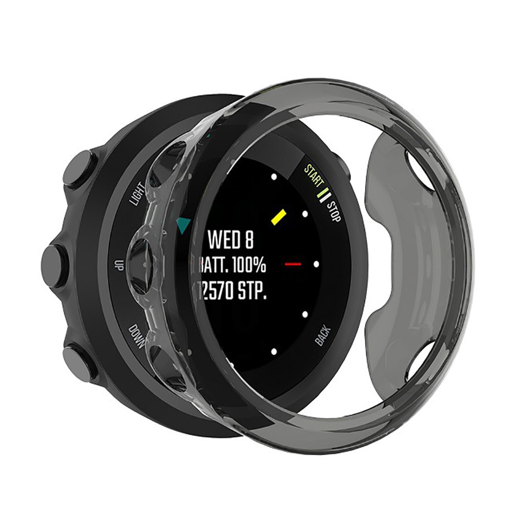 Ốp bảo vệ bằng tpu mềm + kính cường lực cho đồng hồ thông minh Garmin Forerunner 45 2 + 1