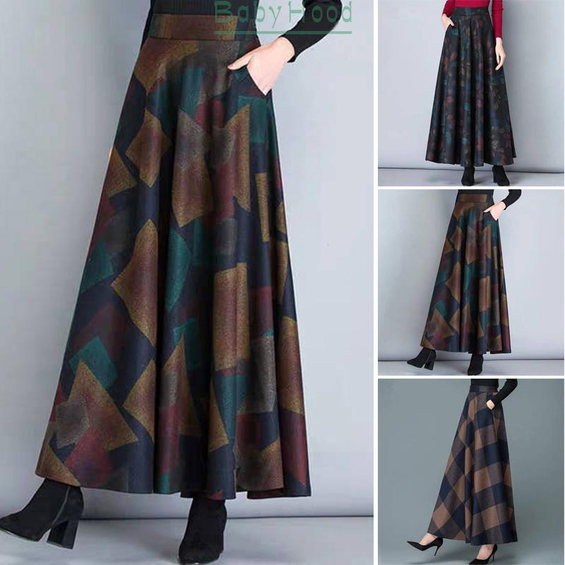 Chân Váy Maxi Lưng Cao Co Dãn Thời Trang Cho Nữ | BigBuy360 - bigbuy360.vn