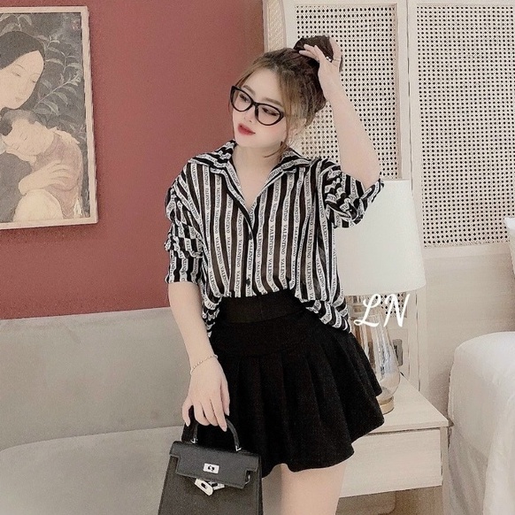 Áo sơ mi dài tay nữ ❤️FREESHIP❤️ Áo sơ mi nữ chất lụa mềm đẹp như hình siêu xinh thời trang cá tính A-T Fashion - SMN7