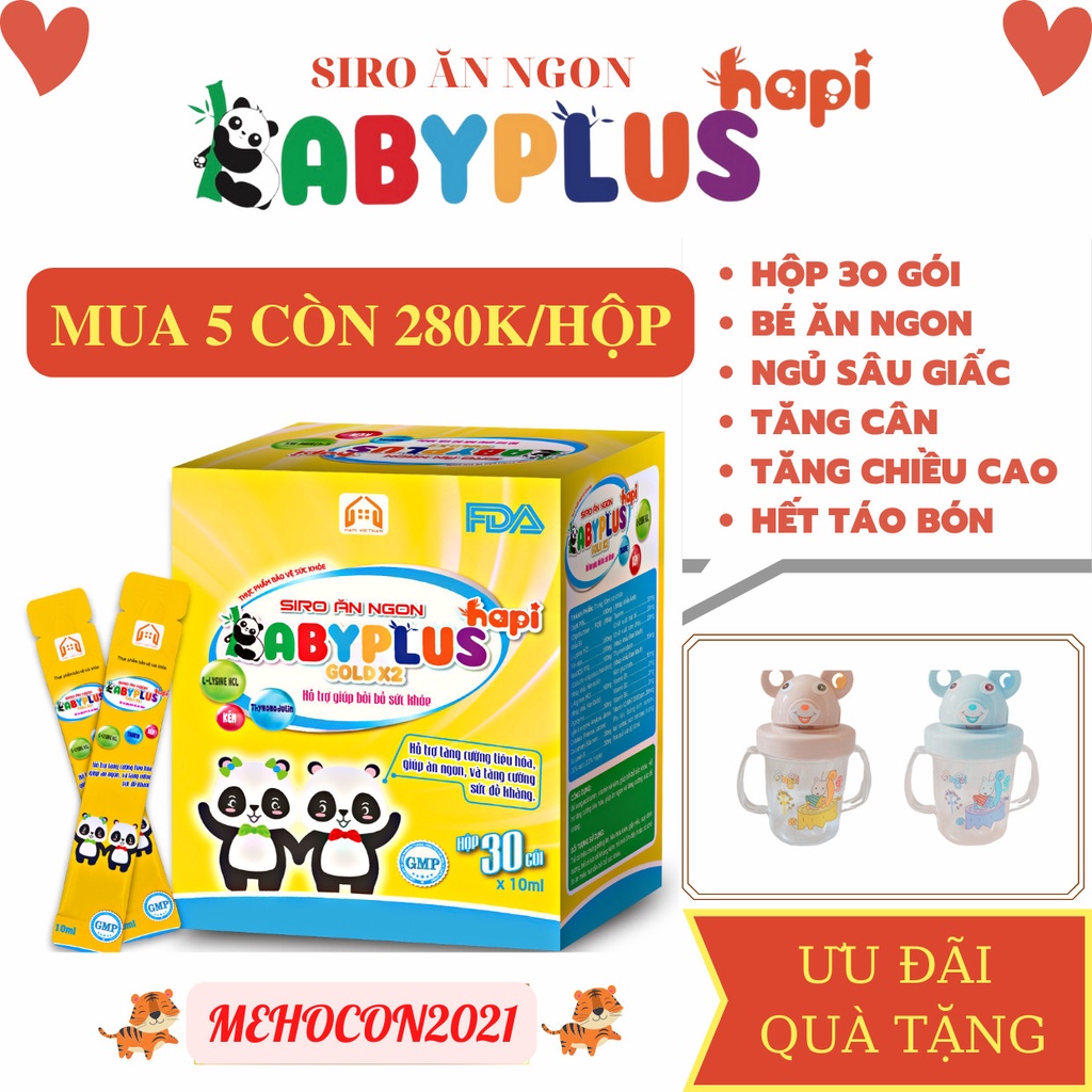 SIRO BABYPLUS cho bà bầu và trẻ em - Siro Ăn Ngon chứa colostrum ,tăng cân ,hết biếng ăn,tiêu hoá tốt
