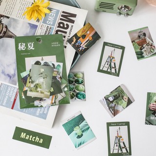 Set 40 hình dán sticker sắc màu phong cách cá tính