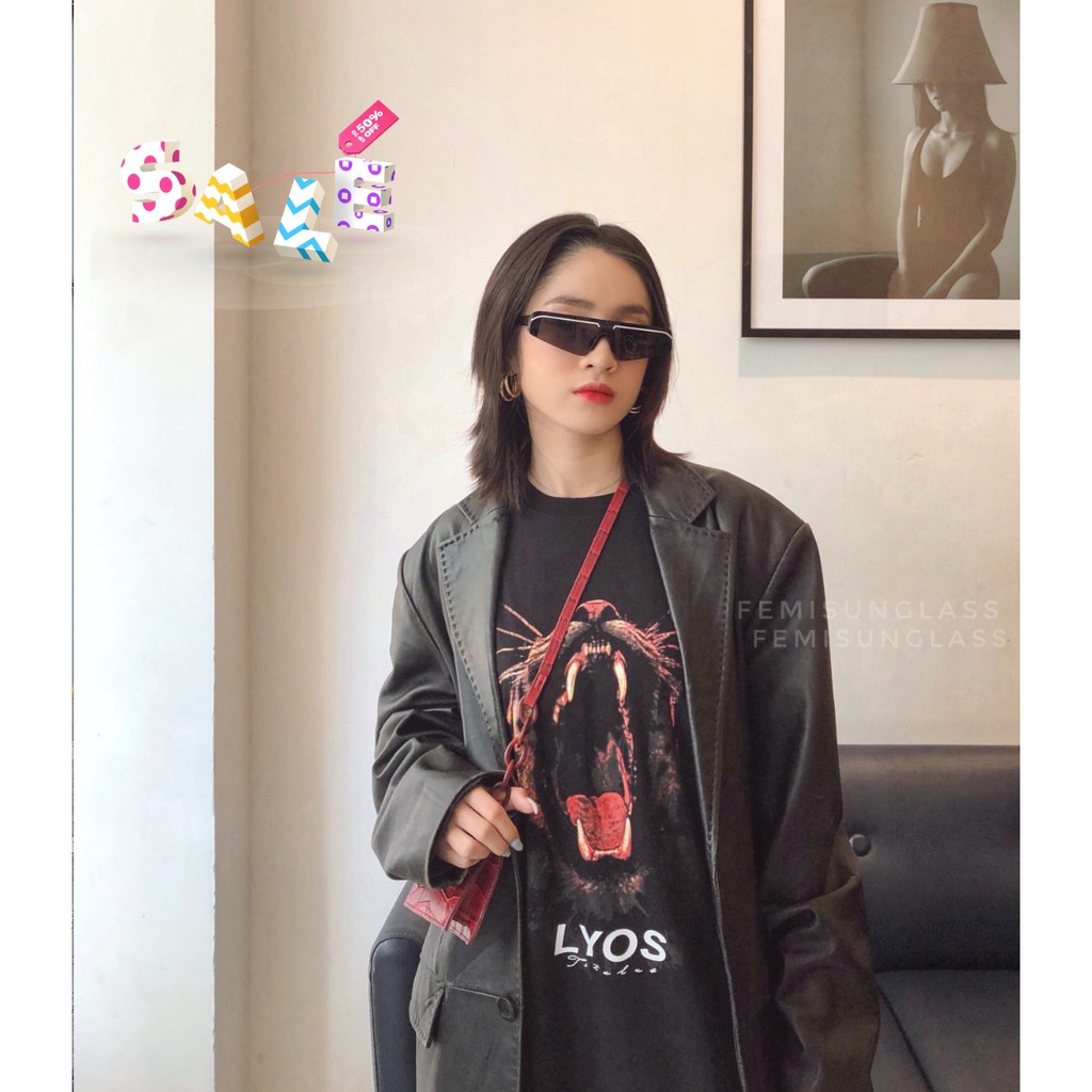 Kính thời trang Femi New York phong cách Futuristic mắt kính chống tia UV